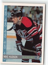 Mike Hudson 1991 Chicago Blackhawks #331