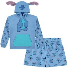 Disney Girls Lilo Stitch Cosplay Hoodie Set - Stitch Costume Hoodie and...
