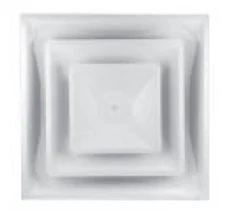 HART & COOLEY JJ-1520-8WHT 8" Ceiling Diffuser  White  Step-Down  HVAC