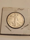 1945 Walking Liberty Half Dollar, 90% Silver 50c US Coin