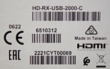 Crestron HD-RX-USB-2000-C HDMI over CATx Receiver 6510312