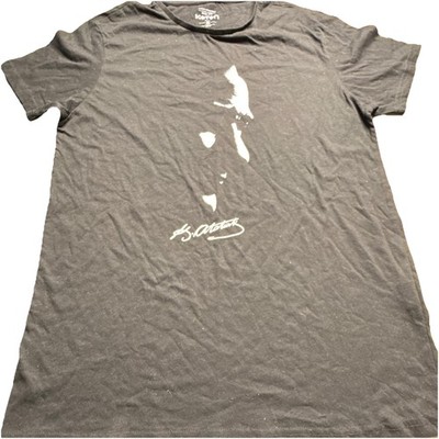 Koton Mustafa Kemal Ataturk Portrait Graphic T Shirt Mens Slim Fit Black