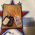 Cross Stitch Kit: Military Mates Heart w/ Rectangle Pendant - Cody Country — photo 5