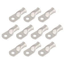 10pcs 1/0 AWG-5/16 M8 Tinned Copper Ring Terminals Battery Lugs, Heavy Duty ...