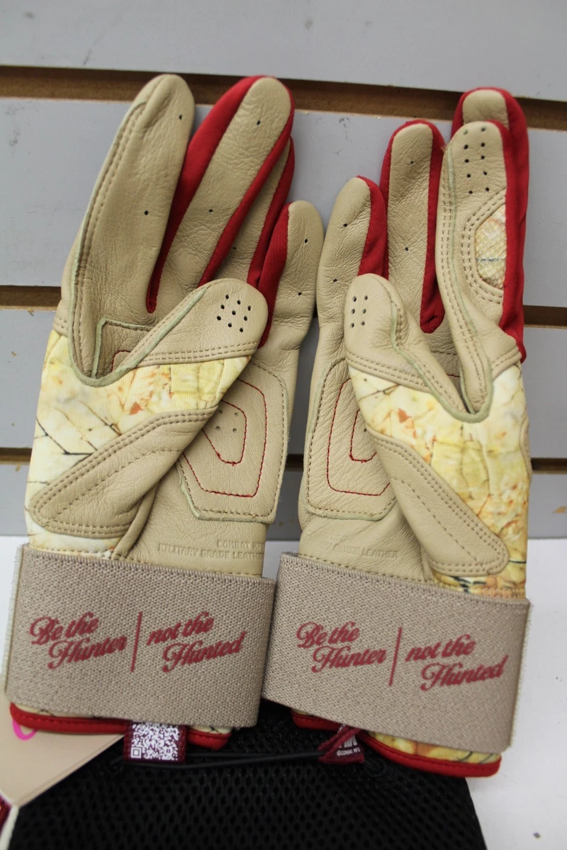 Guantes de bateo de béisbol para adultos de correa larga The Hunter de combate al aire libre - C00720 XS