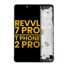 Display OLED touchscreen originale per telefono T-Mobile Revvl 7Pro/T 2 Pro 5G+frame