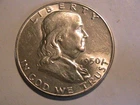 1950 FRANKLIN HALF SILVER HALF DOLLAR