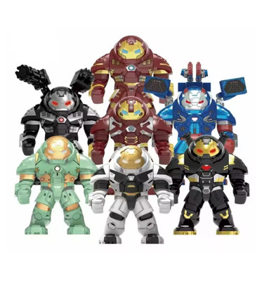 Marvel Mini Building Blocks Hulk Iron Man Mecha Figure Birthday Gift Toy 1157