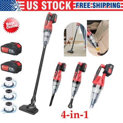 #ad 4 in 1 Cordless Vacuum With2 Battery Rechargeable Handheld Electric Vacuum Clean $42.99
