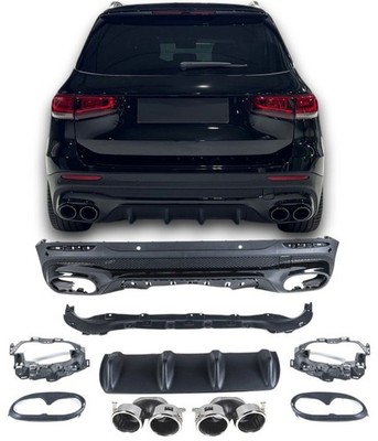 Diffusor + Blenden Chrom passt für Mercedes X247 Glb-klasse | 2019-2026