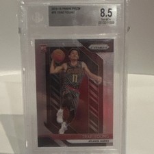 Panini Prizm Trae Young #78 Rookie BGS 8.5 Atlanta Hawks NBA Card. rookie card picture