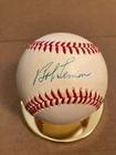 Bob Lemon Indians HOF signed auto baseball PSA/DNA  OAL Bobby Brown ball