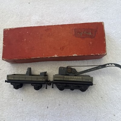 Vintage Trix TTR 615 Kranwagen Set verpackt Ref U47