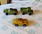 LOT Vintage Military Toy Vehicles Car Diecast Matchbox Lesney Tanks Dump Truck