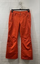 The North Face Women's Orange HyVent Insulated Ski Snow Pants Sz S