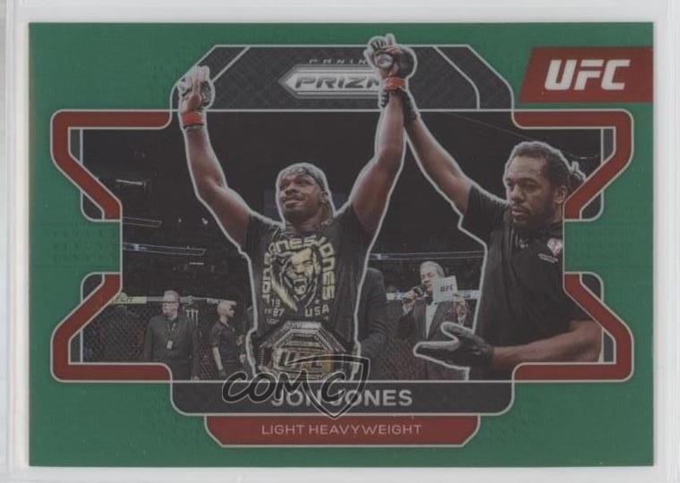 2022 Panini Prizm UFC Green Prizm Jon Jones #4 0z8z
