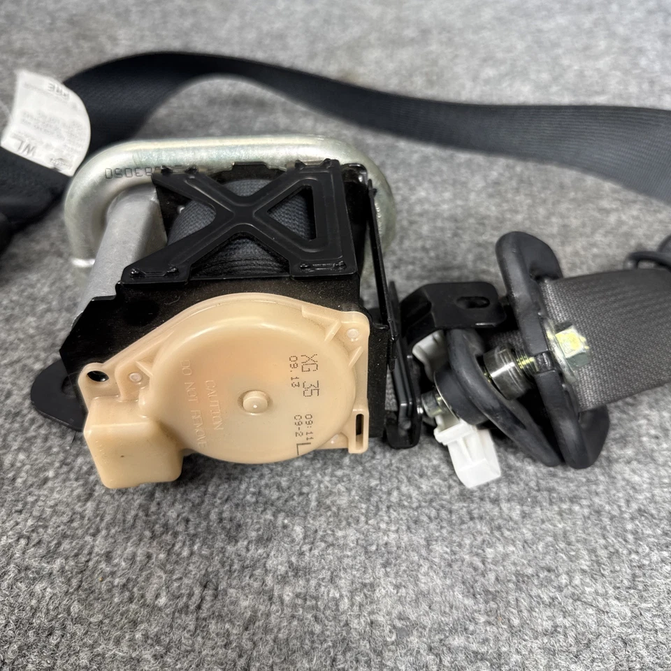 🔶 CINTURÓN DE SEGURIDAD DELANTERO IZQUIERDO CONDUCTOR NISSAN 350Z CUPÉ 2003-2009 NEGRO PROBADO BUENO Foto 3 de 4