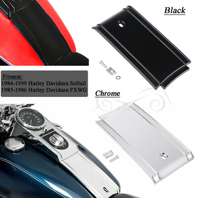 Black/Chrome Lower Dash Panel For Harley Heritage Softail Springer FXSTS Fatboy