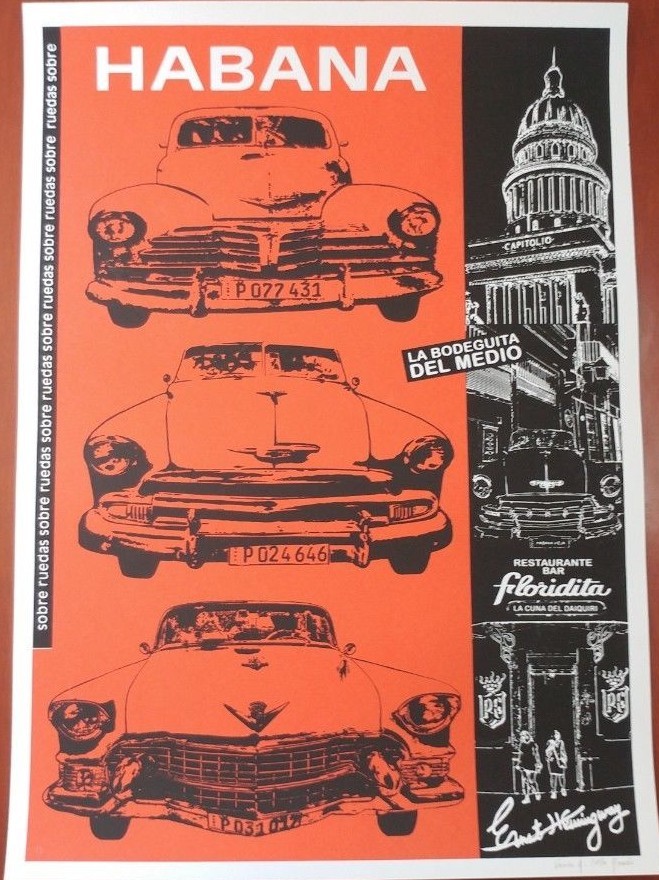 Cuban Art Serigraph 