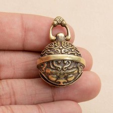Messing Glocke Anhänger Handarbeit Kuhglocke Retro Schlüssel Zubehör Autoschlüsselanhänger für