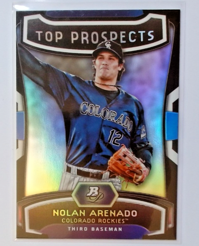Nolan Arenado 2012 Bowman Platnium Top Prospects #TP-NA Rockies RC
