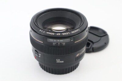 Canon EF 50mm F/1.4 USM Standard AF Lens from Japan (f02661 Canon EF 50mm F/1.4 USM Standard AF Lens from Japan (f02661