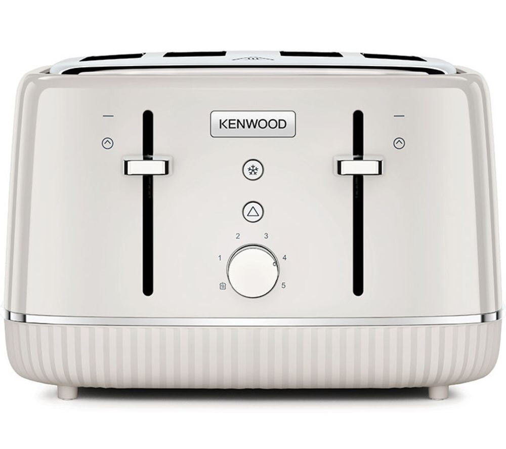 Kenwood 4-Slice Toaster with Defrost Function Elegancy Cream