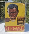 New Vintage Retro Nescafe Coffee Tin Sign Vintage