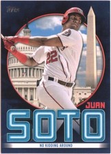 JUAN SOTO 2021 TOPPS JUAN SOTO HIGHLIGHTS BLUE ANNIVERSARY