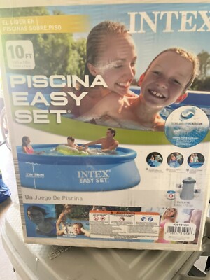 10 Foot Easy Set Pool with Pump and Filter INTEX 10  x 30  New