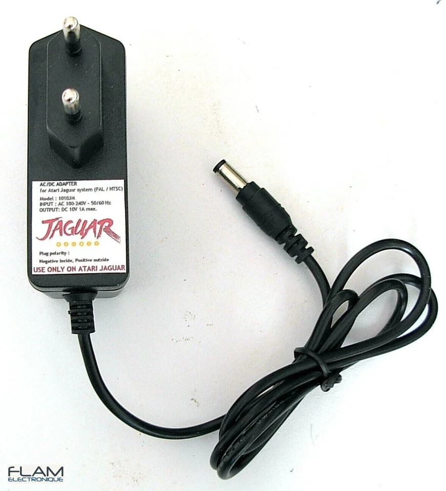 Atari JAGUAR Power Adapter 100-240V (50/60 Hz) Adaptateur secteur alimentation - Photo 2/4