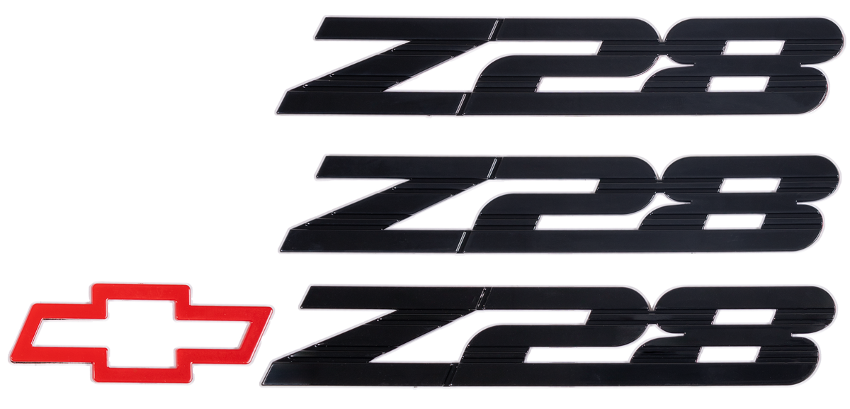 1993~2002 カマロ用Fender RH 1993-2002 Chevrolet Camaro Z28 Black Front Fender & Rear Red