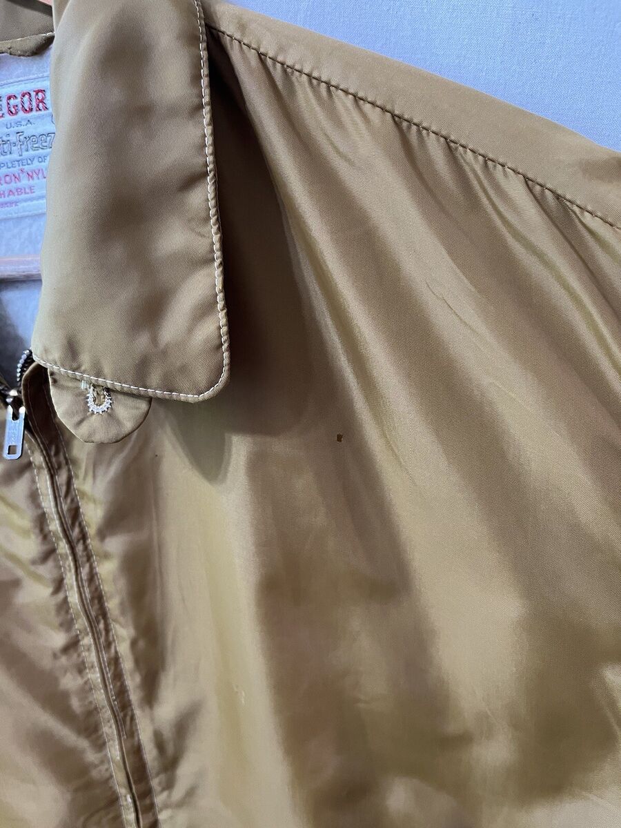 VTG 1960s McGregor Nylon Anti-Freeze Windbreaker Jacket VTG 1960s McGregor Nylon Anti-Freeze Windbreaker Jacket
