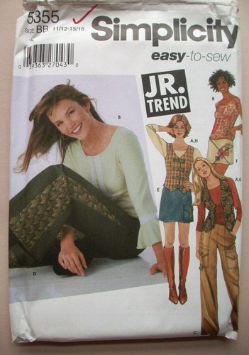 Wide leg pants top skirt dress pattern 