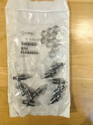 COLDER CPC - MC4202 1/8 Hose Barb Non-Valved Panel Mount Coupling Insert 10 PACK