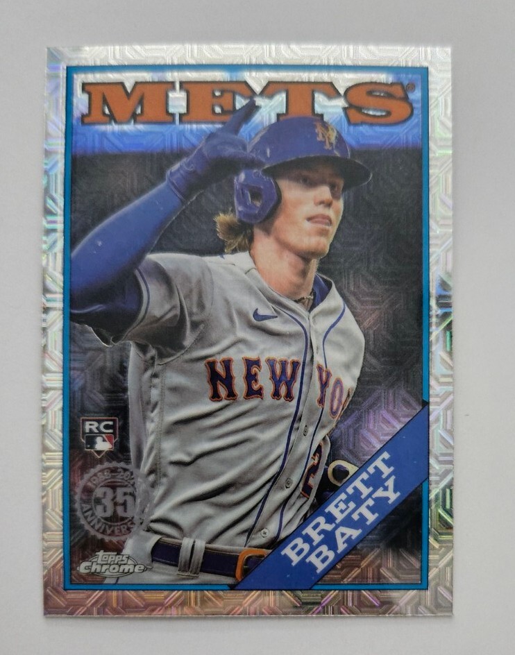 2023 Topps Update Rookie Brett Baty Silver Pack Mojo T88CU-45 Mets