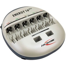 Ansmann 1001-0120-01 Basic IV Charger NiMH AAA/AA Cells USB Input