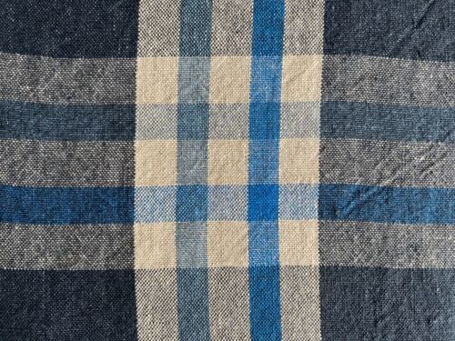 Designers Guild 100% Pure Linen Upholstery Fabric Remnant Tartan Check 140x140cm - Picture 17 of 17