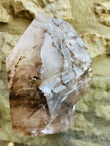 Quartz Crystal Smoky Quartz Elestial Quartz Crystal Golden Quartz 780g - Picture 4 of 9