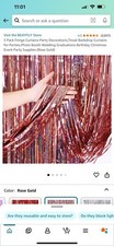 Rose Gold party backdrop curtain 1 packs of 3 backdrops