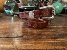 Lg Mex James Reid Dgn Sterling Silver Belt Buckle 24-26-1.25-1  JR    