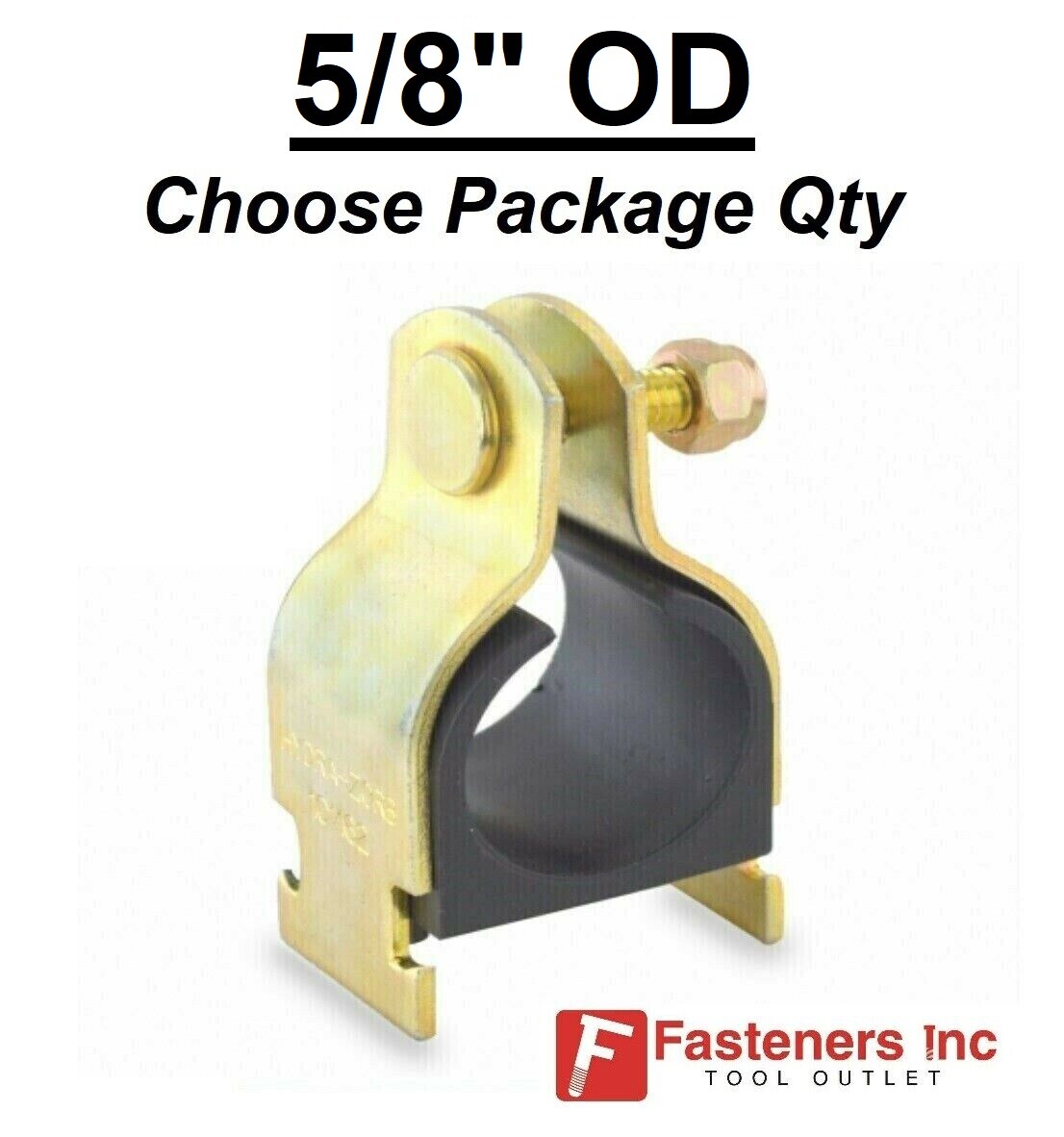 5/8" OD Cushion Pipe Clamps Unistrut Channel Copper Hanger 4435 CushAClamp eBay