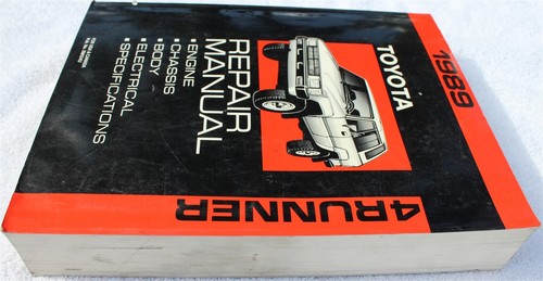 1989 Model Toyota 4 Runner 4Runner Repair Manual Printed in Japan - Picture 6 of 11