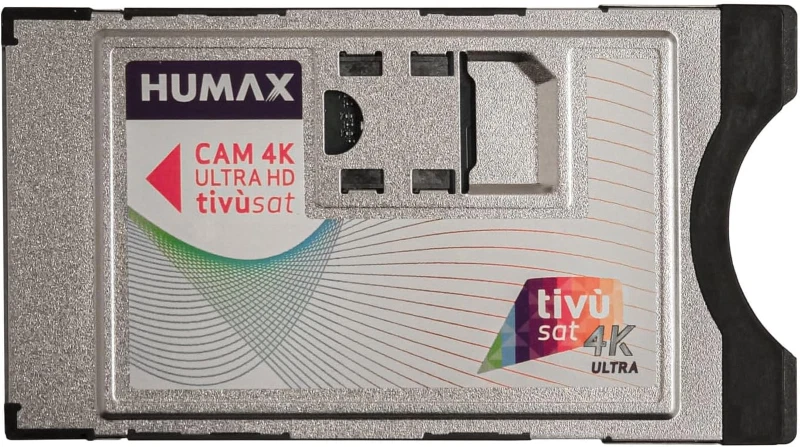 CAM TVSAT HD 4K MODULO SMARCAM TV SAT TIVUSAT HD TIVU'SAT SMARTCAM CON SCHEDA - Immagine 2 di 3