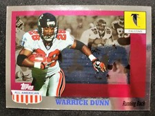2003 Topps All American Warrick Dunn FOIL Card #52 Falcons