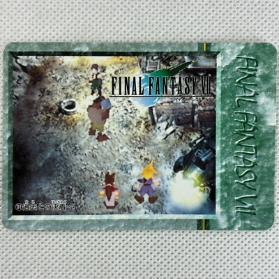 Final Fantasy VII Carddass Part2 No.91 Resolve with the past Bandai 1997 Japan