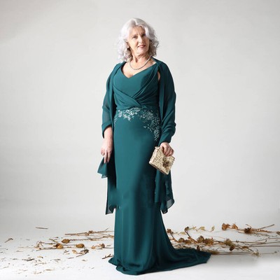 green mother of the groom dresses