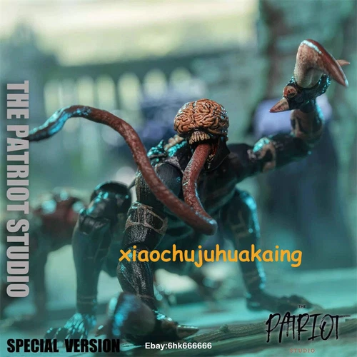 The Patriot Studio 1/12 Resident Evil Black Evolver Licker Action Figure Toy 6" - Picture 15 of 18