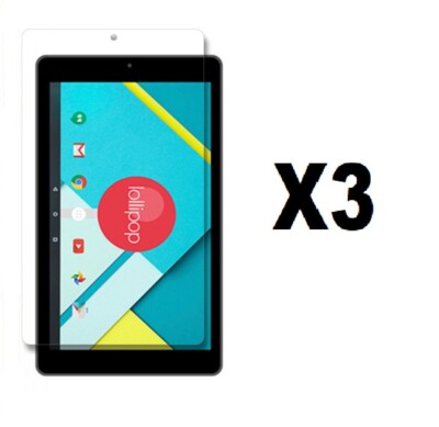 3 X CLEAR SCREEN PROTECTOR FOR Nextbook Ares 8/Ares 8A / Flexx 8 inch Tablet