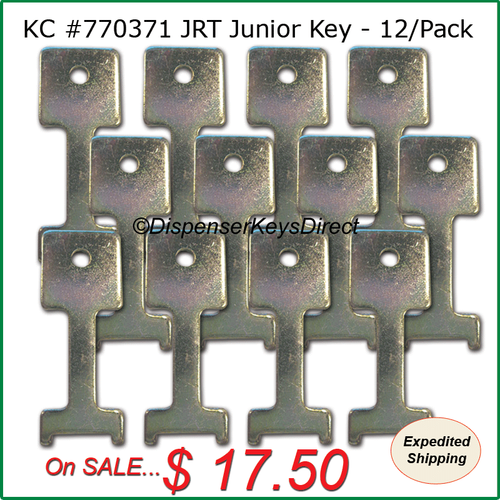 Kimberly Clark 770371 JRT Jr. Key for Jumbo Toilet Tissue Dispensers